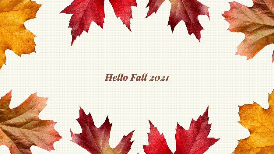 Autumn themed background for postcards and Photoshop