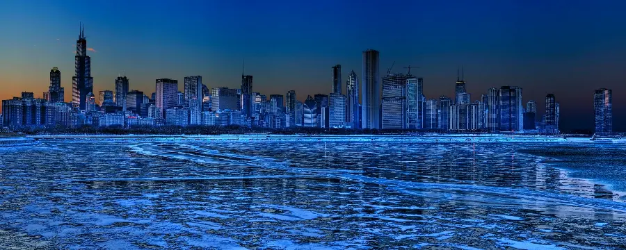 High quality New York City background for large monitors