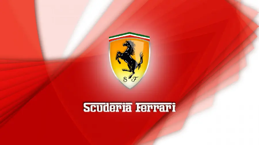 New image of the Ferrari car logo with a rogue horse design for high-quality poster printing