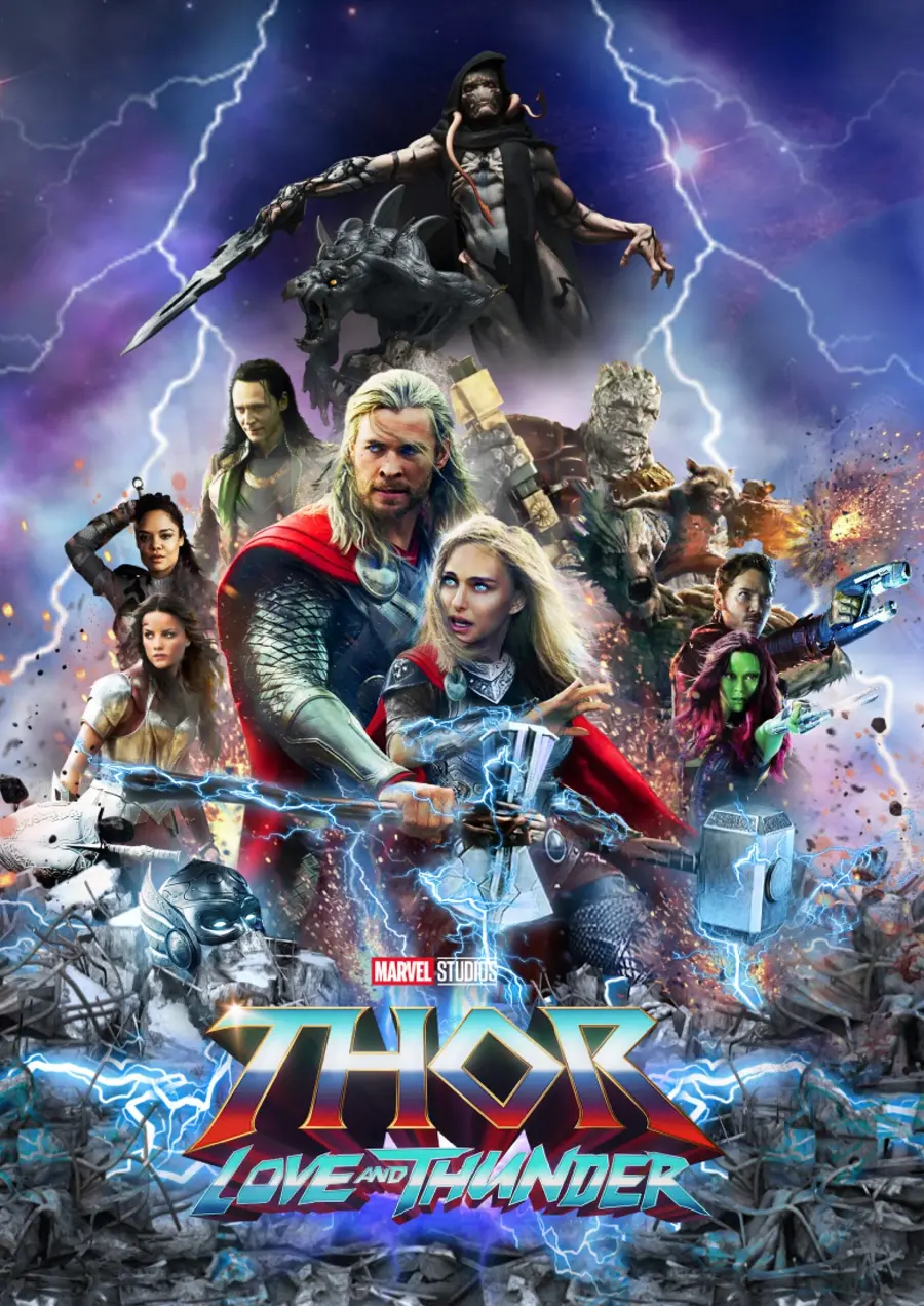 Official Thor Love and Thunder Movie Photo and Poster High Quality