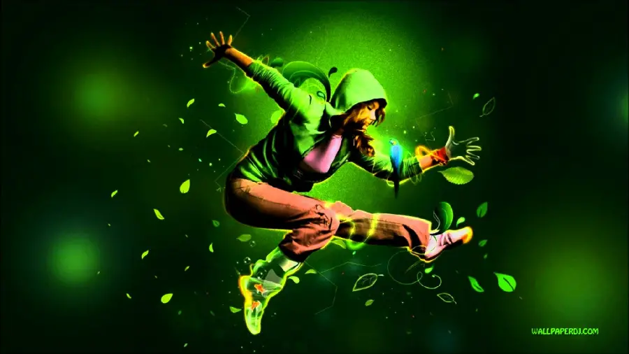 Wallpaper and background for boys with hip-hop dance and street dance design