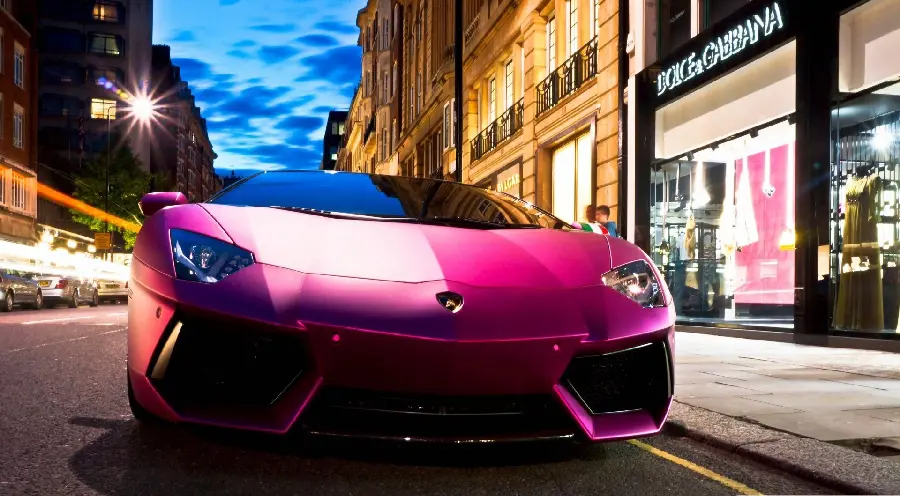 Pink Lamborghini Photo for Mobile Phone Screen