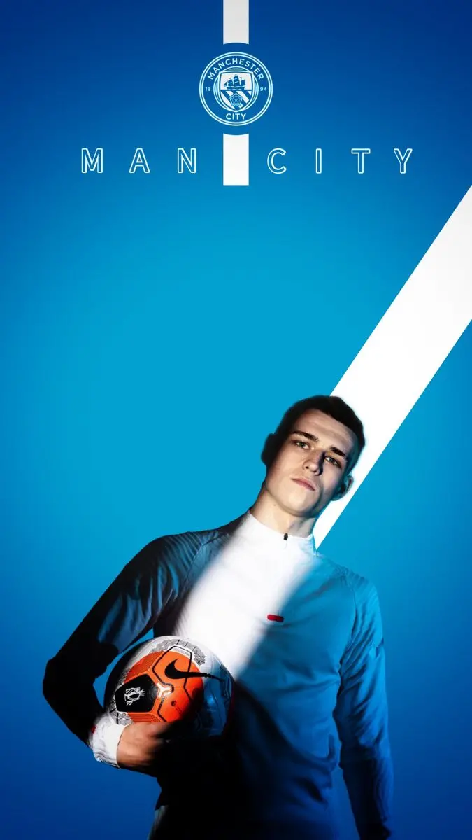 High-quality Phil Foden mobile background