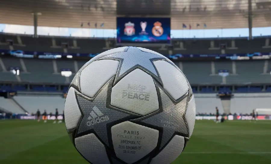 Real Madrid's 2022 Champions League final and championship ball photo