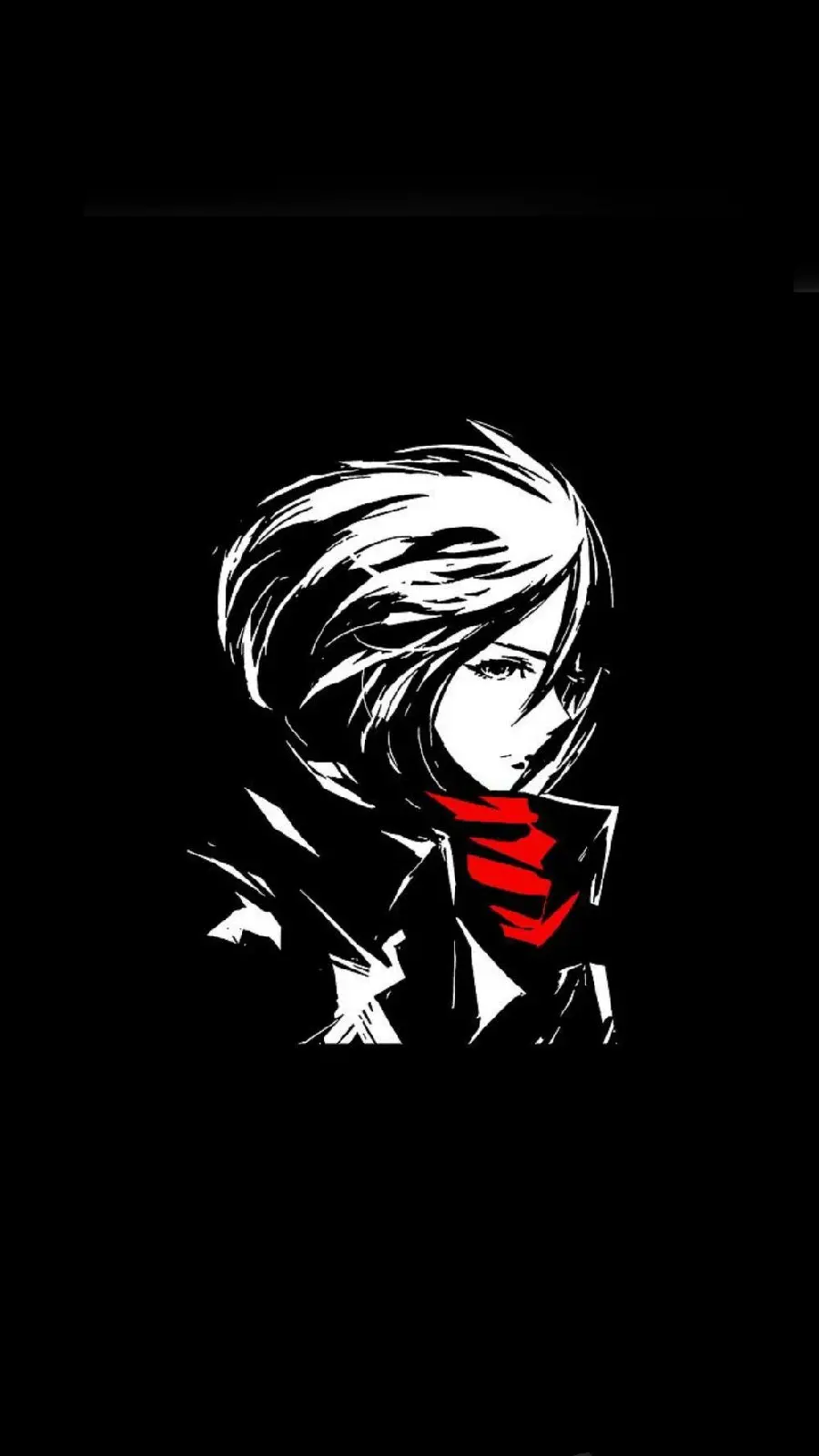 Download beautiful background of Mikasa Ackerman from Attack on Titan anime