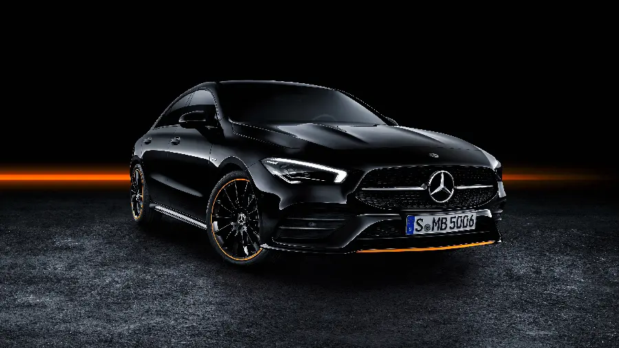 Black Mercedes Benz car wallpaper for desktop