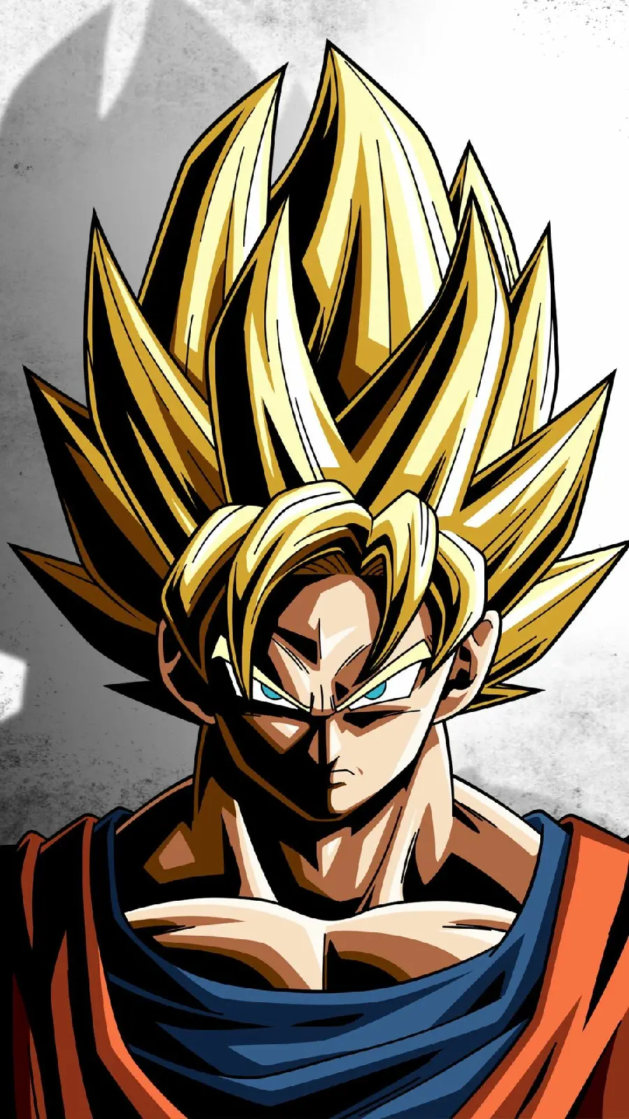 Gogeta Profile Picture with Yellow Hair in Dragon Ball Super Anime