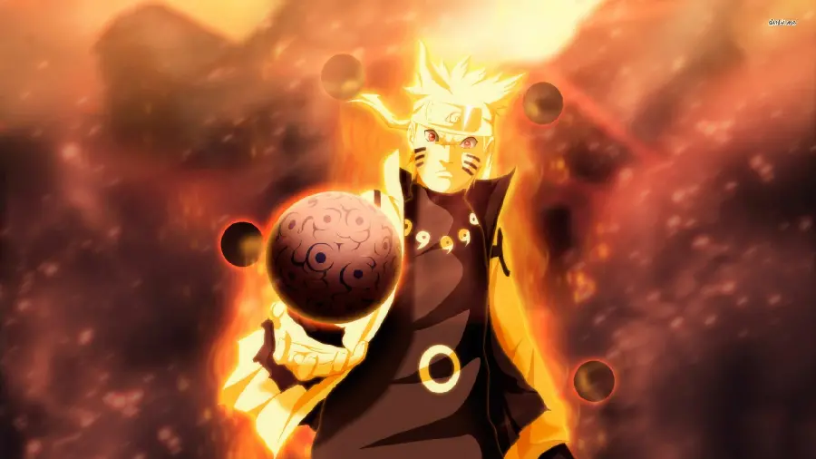 Photo of Naruto Uzumaki for printing on a banner