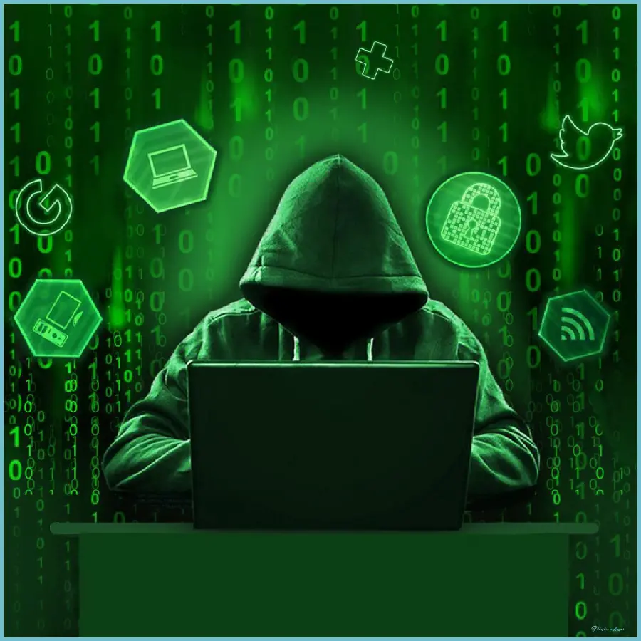 Hacker background for laptop and computer desktop background