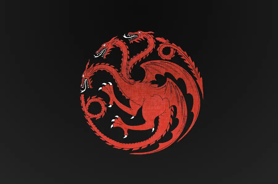 Fire & Blood House of the Dragon background for mobile wallpaper