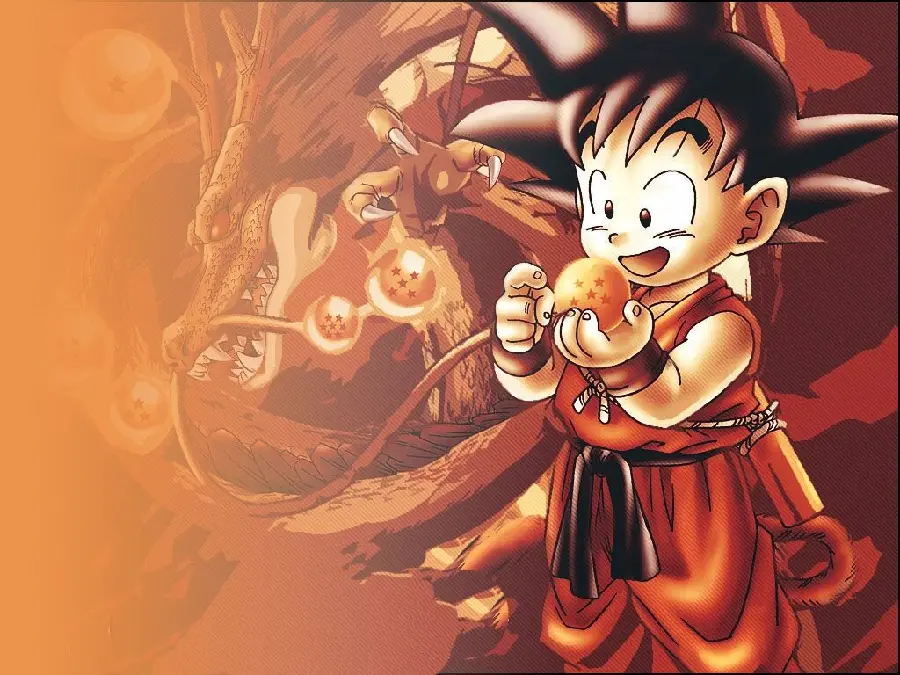 Wallpaper of the character Goku Jr in the anime Dragon Ball Super