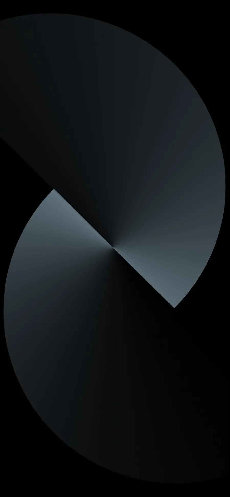 Black wallpaper specially designed for iPhones