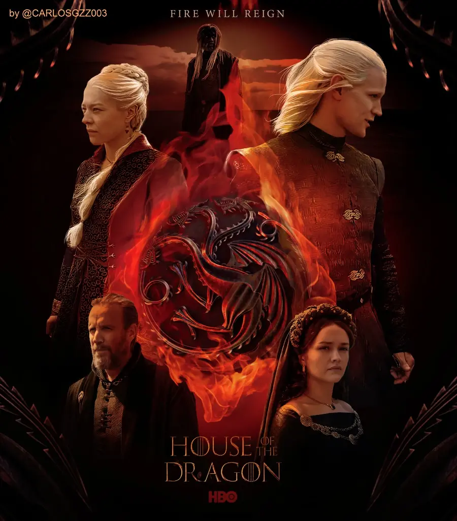 Photo of the main characters from House of the Dragon
