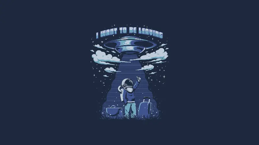 Cool and minimalist profile photo of a fantasy and beautiful astronaut for WhatsApp and Instagram