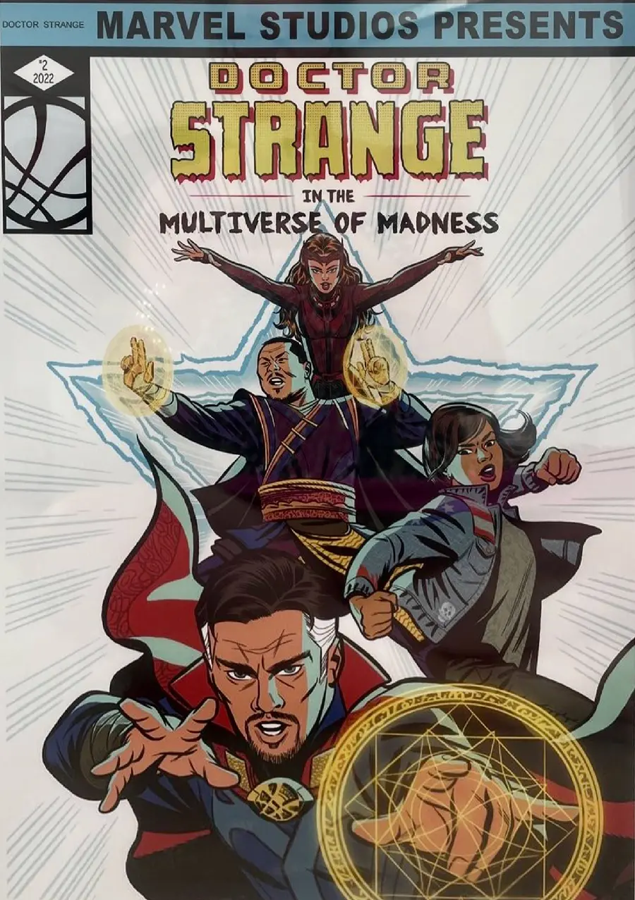 Comic book photo of the movie Doctor Strange in the Multiverse of Madness for the profile