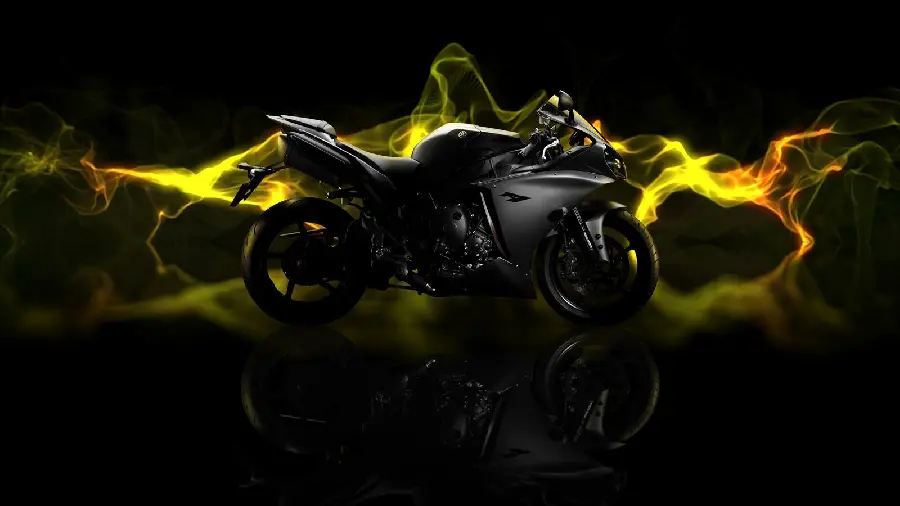 Very Attractive Wallpaper and spectacular Yamaha motorcycle for tablet