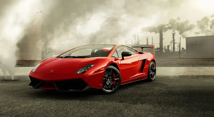 Download red Lamborghini car photos in HD quality