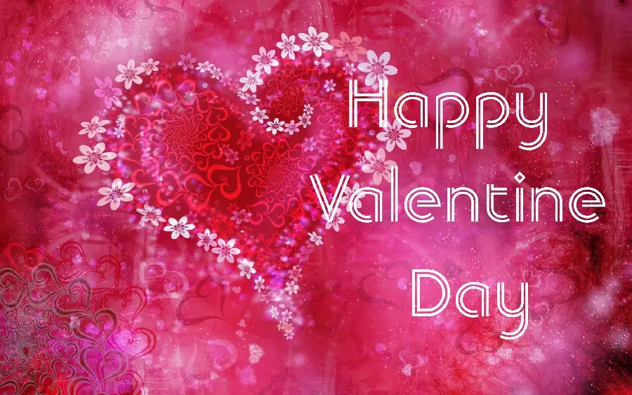 Background photo for congratulating Valentine's Day