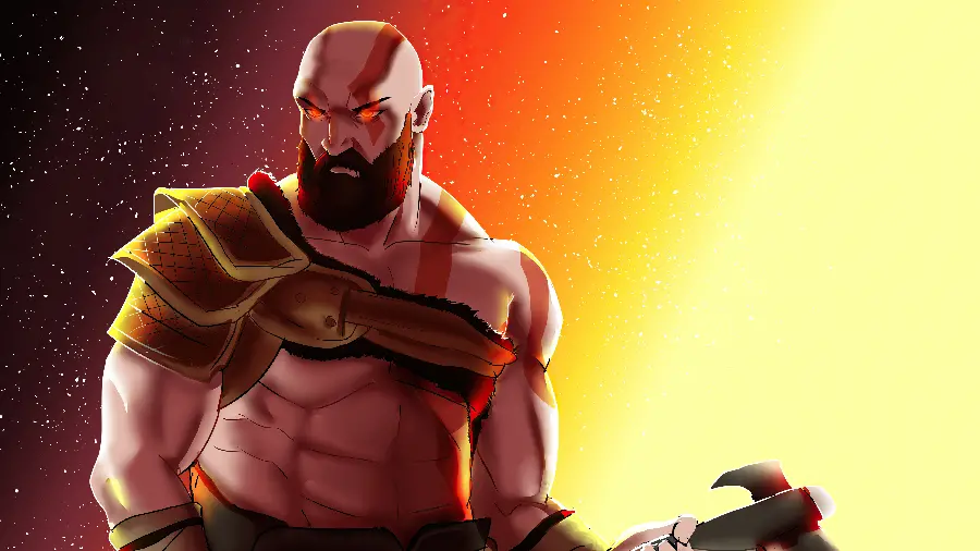 New wallpaper of the game God of War Ragnarok for PC