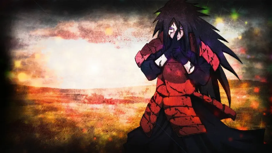 Sasuke Uchiha character photo with attractive background for desktop