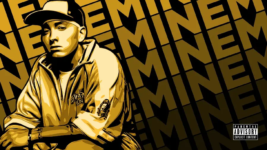 Background of Eminem for computer and laptop backgrounds