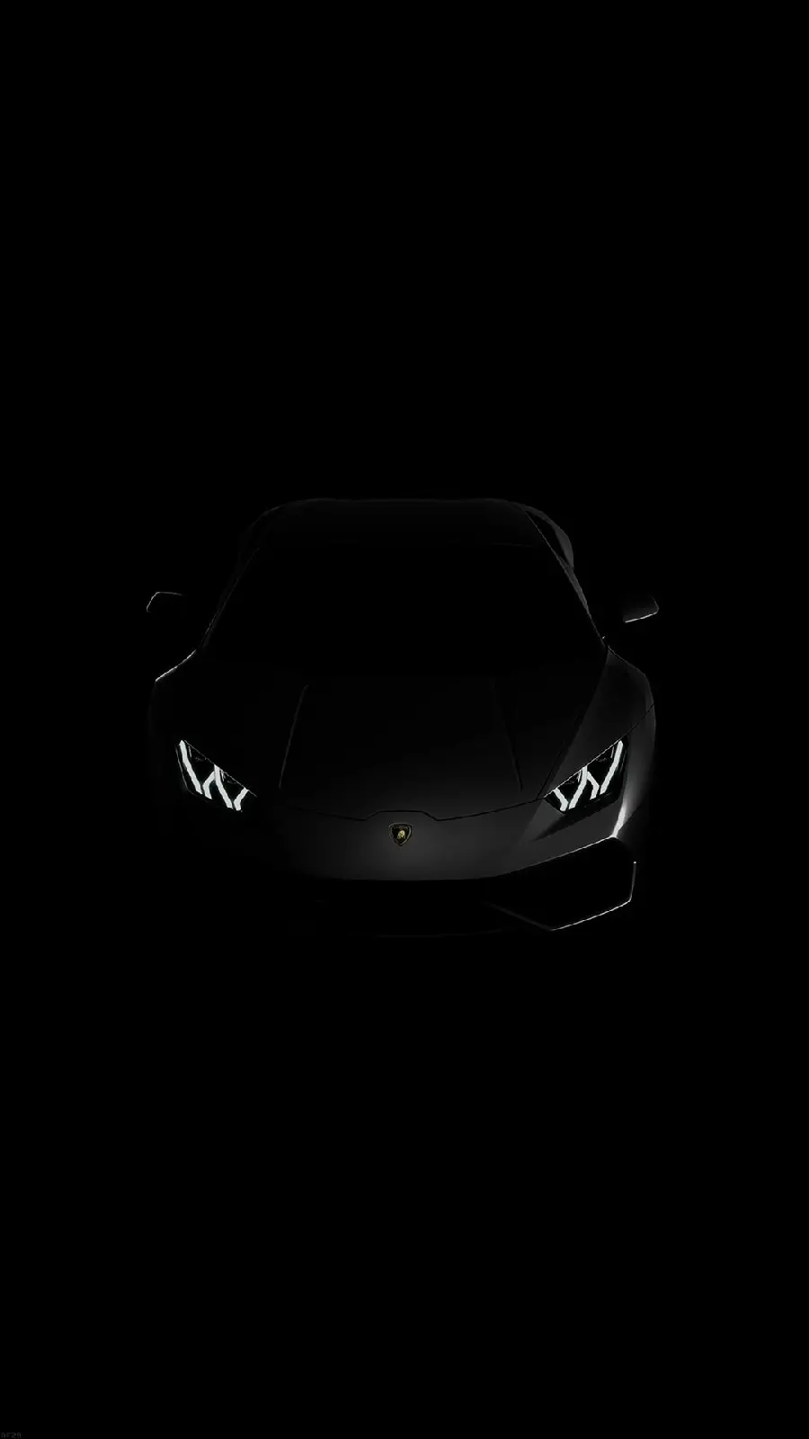 Download Wallpaper for Phone Black Lamborghini Car