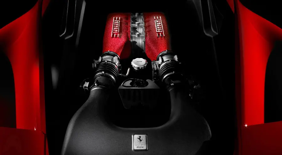 Ferrari 8 Cylinder Engine Wallpaper