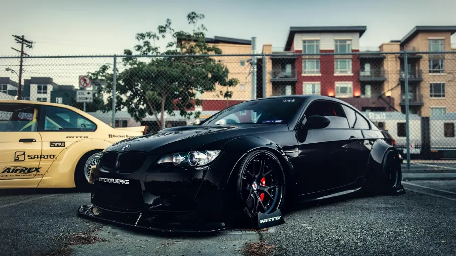 Black BMW car photo and wallpaper made in Germany