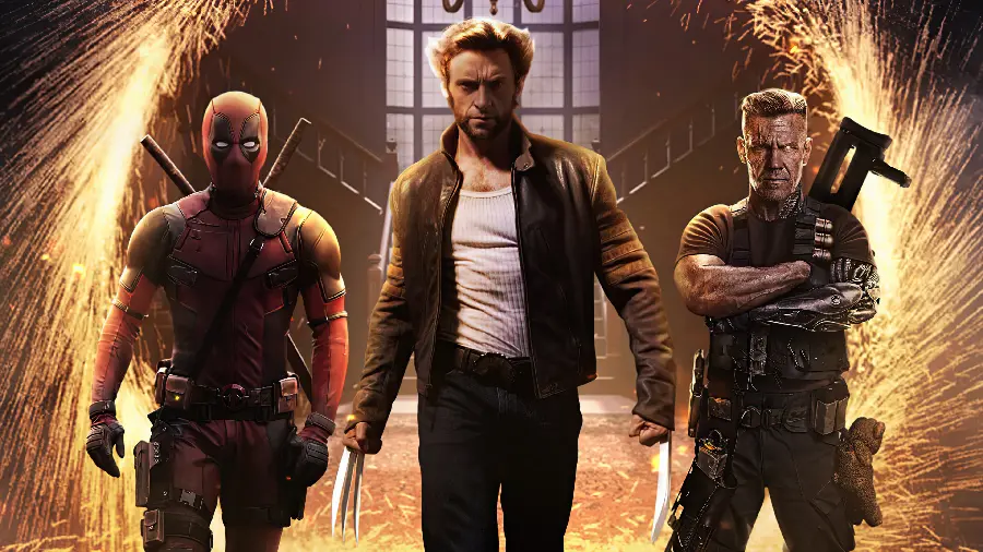 Wolverine and Deadpool photo together for profile and wallpaper