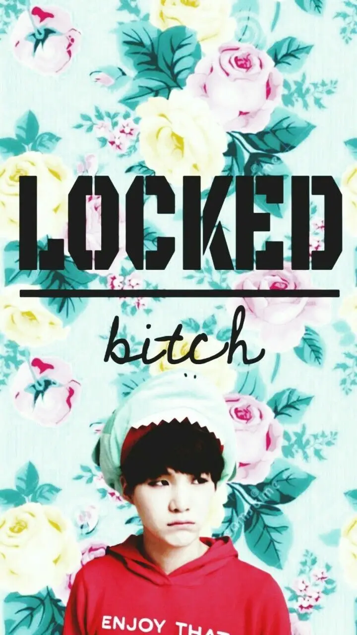 Background photo of Min Yoon Gi from the Korean singers of the group BTS