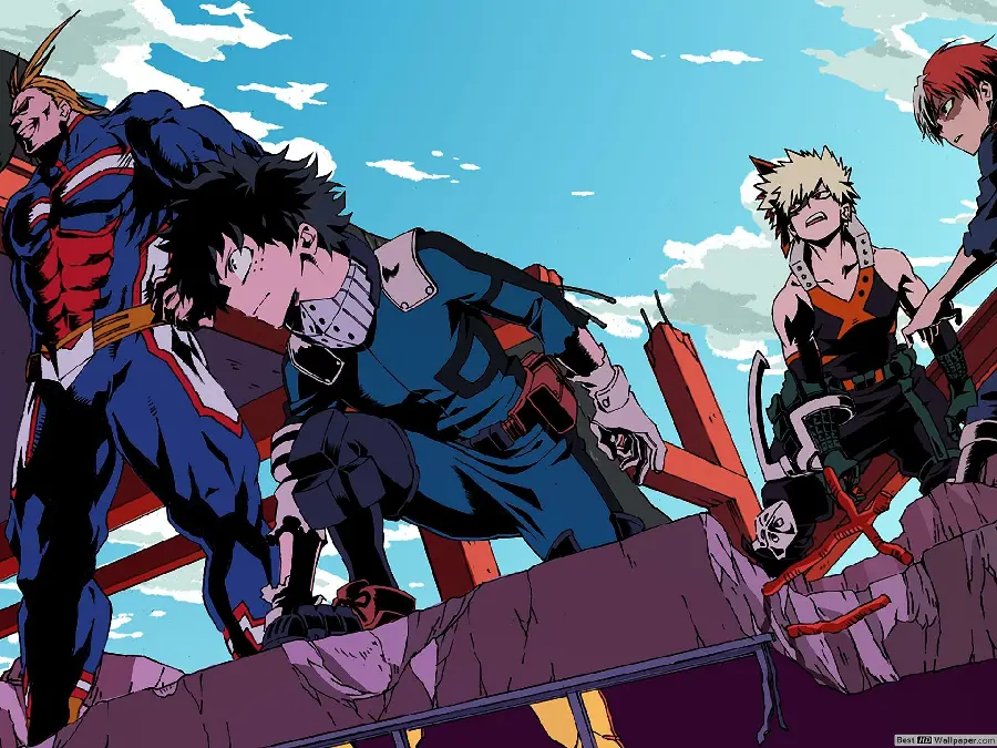 Wallpaper of anime heroes