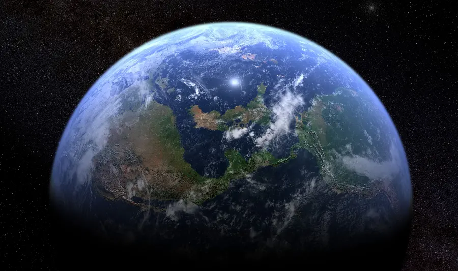 The best computer and laptop wallpaperP with the design of the Earth at night in excellent quality