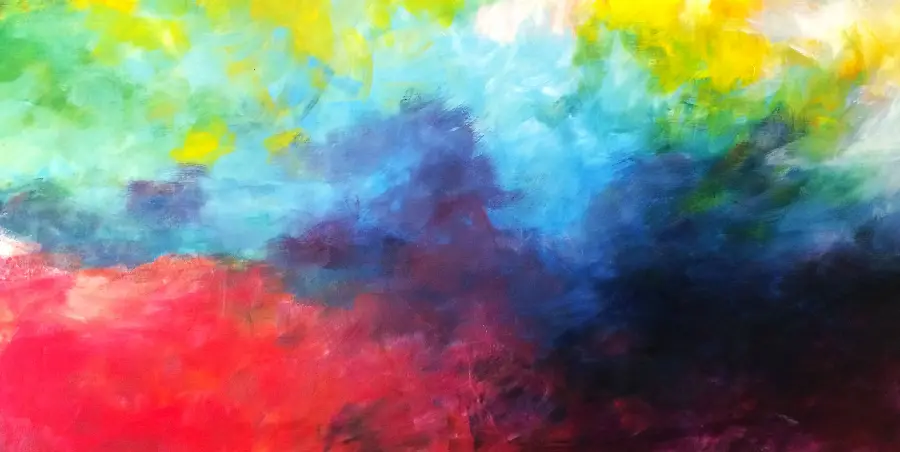 Abstract wallpaper with RGB colors for computer screen