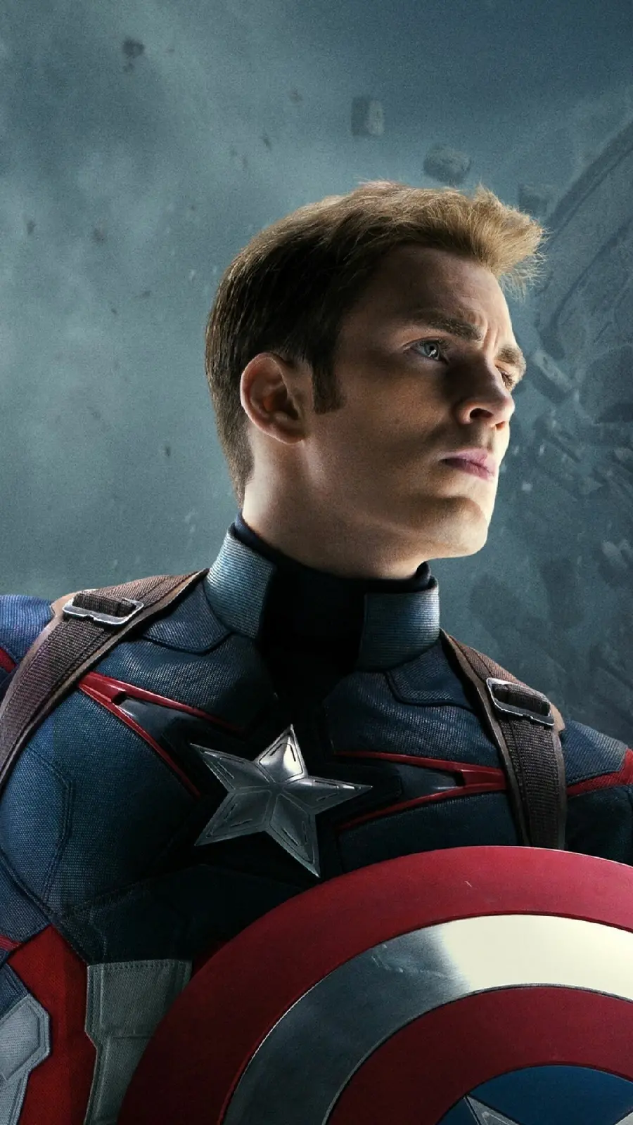 Chris Evans handsome actor wallpaper for smartphone