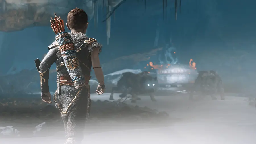 Download Atreus photo in God of War Ragnarok for profile