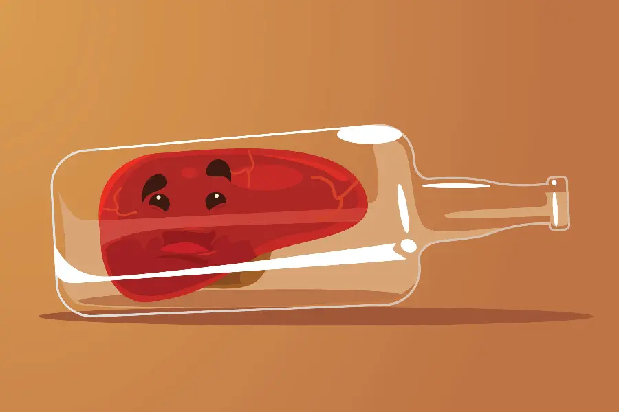 Human Liver Background for Profile and Wallpaper