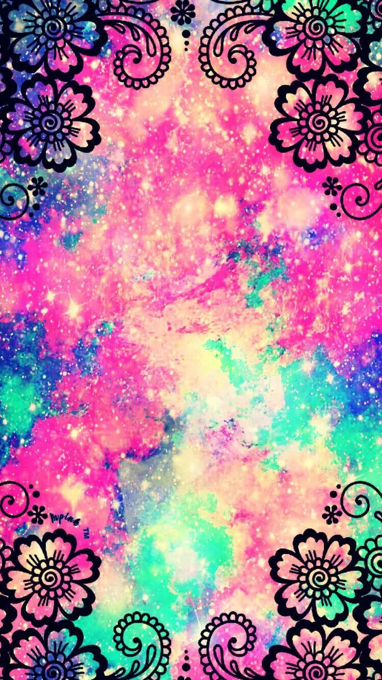 Download colorful and pink galaxy design Telegram and WhatsApp background