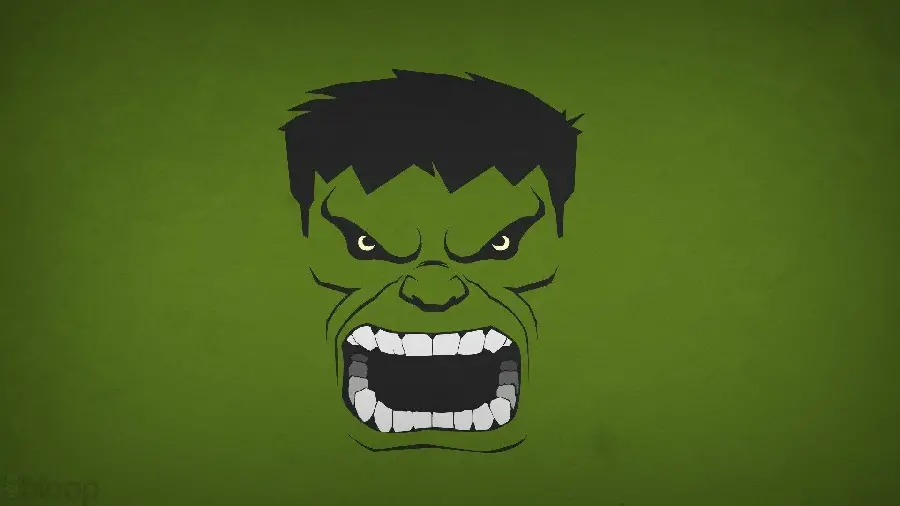 Angry Hulk Wallpaper with an Angry Face for a Cool Boy Profile