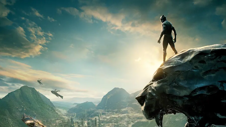 Black Panther profile photo in the Avengers movie for desktop