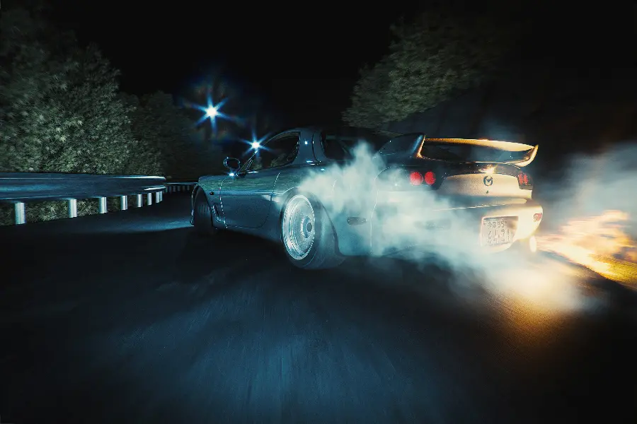 Fantasy Japanese Mazda drift car wallpaper for computer