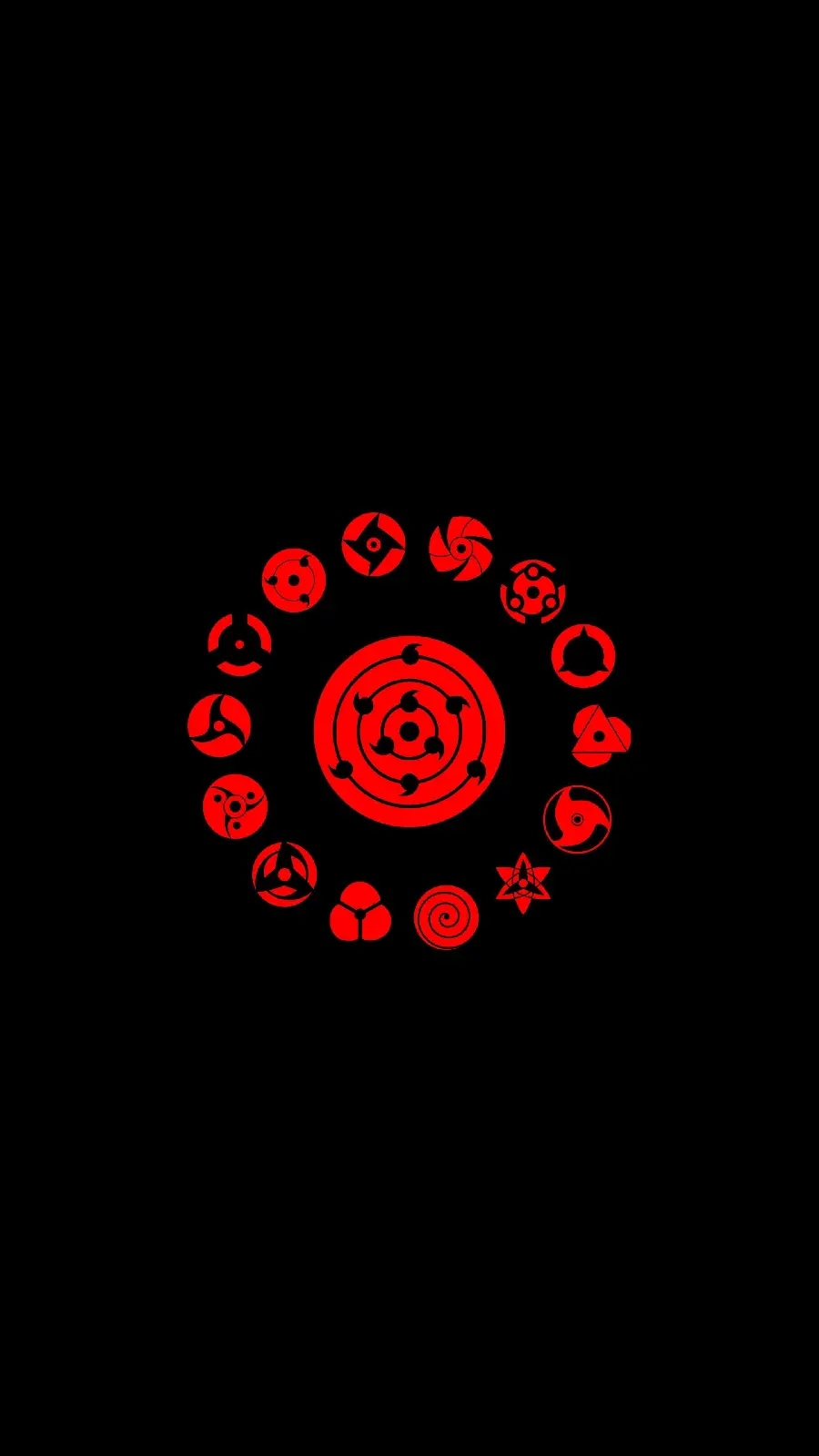 Anime wallpaper featuring Itachi's eyes in high quality