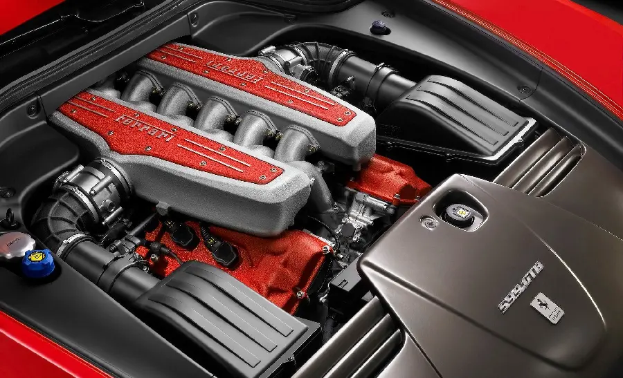 High Quality Ferrari 599 GTB Engine Photo