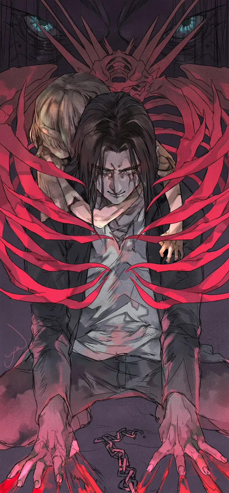New and attractive Eren Yeager and Ymir wallpaper in hd quality