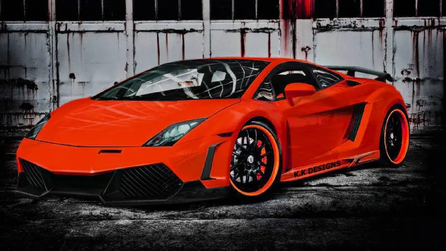 Car photo Red Lamborghini for WhatsApp and Instagram Profile