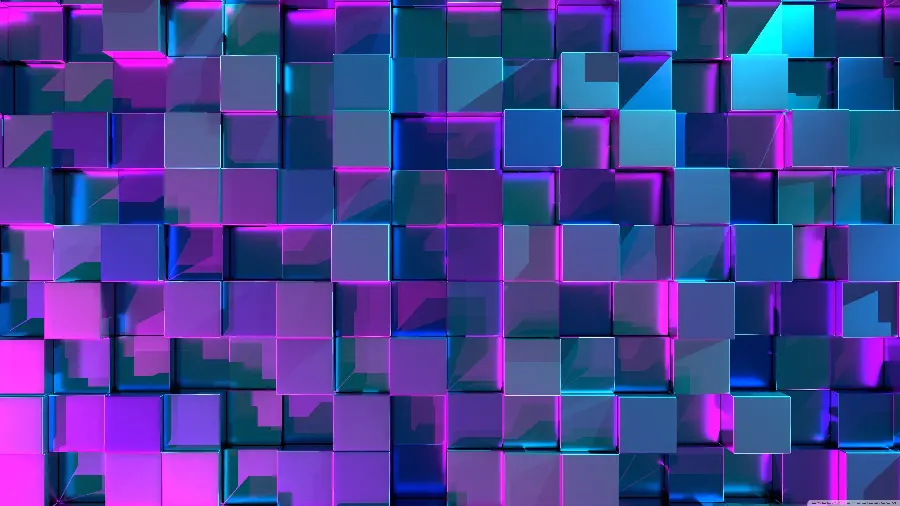 3D cube background