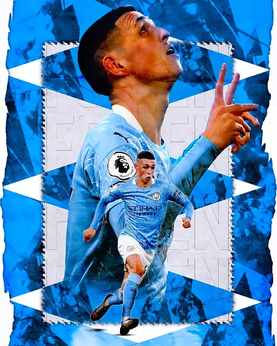 Simple and stylish Phil Foden wallpaper for phones and tablets