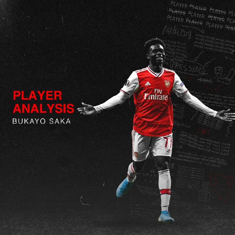 Bukayo Saka background for tablet