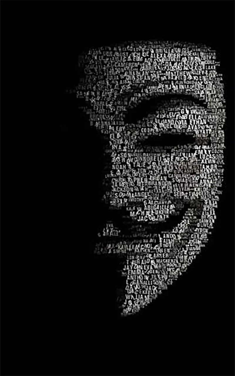 Hack wallpaper with Salvador Dali's black background and design