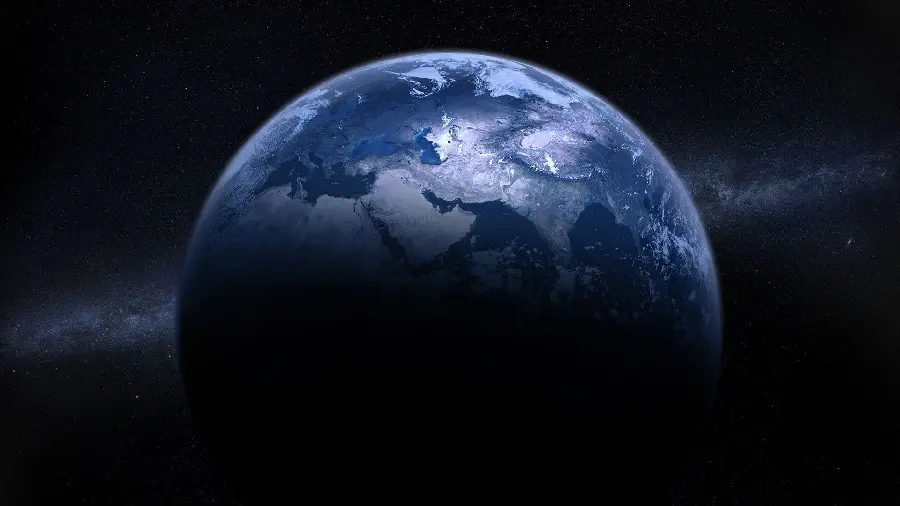 The Newest Image of the Earth with the Right Size for Desktop Background