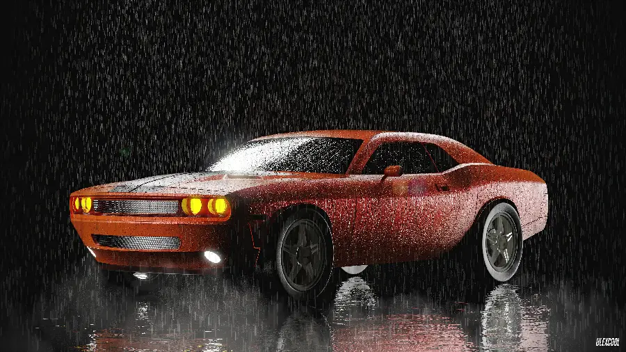 Dodge car photo for printing on signs and chassis boards